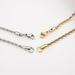 Fried Dough Twists Stainless Steel Necklace Vacuum Color Preserving Gold Personalized Fashion Men's Chain Accessories_ipsvogv.com