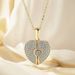 Personalized Love Opening And Closing Titanium Steel Necklace, Female Heart Shaped Wing Pendant, Year Fashion New Style_ipsvogv.com