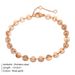 Women's Jewelry Stainless Steel Gold Plated 4MM Disc Chain Titanium Steel Round Plate Simple Single Chain DIY Bracelet Accessories_ipsvogv.com