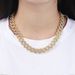 Fashionable And Personalized Street Hip-hop Single Row Diamond Cuban Necklace_ipsvogv.com