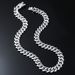 Men's hip-hop smooth Cuban chain trendy men's domineering punk necklace accessories_ipsvogv.com