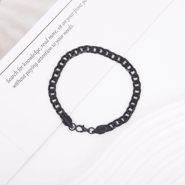2025 New Hip-Hop Bracelet Personality Versatile Three-Color Simple Men's Accessories Jewelry_ipsvogv.com