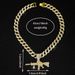 Men’s Jewelry Set Fashion Alloy Diamond Gun Pendant Sexy Nightclub Accessories Pendant Necklace Personality Full Diamond Cuban Chain Tag Hip Hop_ipsvogv.com