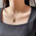 Tarot Pendant Necklace For Women Niche Design Titanium Steel Necklace Color Preserving Electroplated Necklace Clavicle Chain_ipsvogv.com