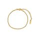 Classic Gold Rope Fried Dough Twists Chic Gift Gold-plated Stainless Steel Fashion Bracelet Jewelry Batch_ipsvogv.com