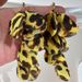 Statement Bohemian Leopard Print Long Tassel Earrings Handmade Fabric Vintage Big Earrings Women Fashion Jewelry Exaggerated_ipsvogv.com