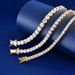 Tennis Chain Men And Hip-Hop Jewelry Single Row Copper Micro-Inlaid Zircon Bracelet For Women Versatile Accessory_ipsvogv.com
