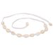 Necklace, Simple And Fashionable, Natural Shell Cotton Thread, Handmade Necklace, Collarbone Chain Jewelry_ipsvogv.com