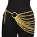 Multi Layer Thick Women's Instagram Red Metal Chain Tassel Waist Seal Decoration Dress Shirt Suit Belt_ipsvogv.com