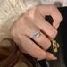 Handheld Flower Large Zircon Pigeon Egg Index Finger Ring, Light Luxury Atmospheric Design, Exquisite And Versatile,_ipsvogv.com
