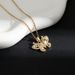 New Titanium Steel Necklace Women's Butterfly Micro Inlaid Zircon Pendant Fashion Versatile, High grade, Electroplated_ipsvogv.com