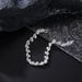 Fashionable And Personalized Instagram Style Diamond Leaf Roman Bracelet_ipsvogv.com