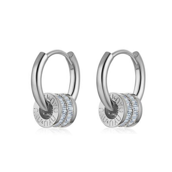 Women's Jewelry French Retro Slim Waist Earrings Light Luxury Niche Design High End One Piece Two Wear Zircon Temperament Earrings_ipsvogv.com