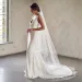 Hair Jewelry V97 Elegant Veil Drop Bridal Veils 2 Tiers With Blusher Ribbon Edge Soft Tulle Cover Face Wedding_ipsvogv.com