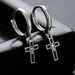 Earrings, Men's Cross, Personality, High-end, Versatile Earrings, Women's Light Luxury, Summer, Simple Accessories,_ipsvogv.com