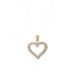 new multi-color love diamond jewelry bride necklace suit heart-shaped earrings necklace jewelry suit_ipsvogv.com