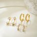 Women’s Jewelry Set Fashion Autumn And Winter Geometric Diamond Niche Fashion Long Earrings Simple All Match Ear Clip Earrings Set_ipsvogv.com