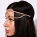 luxury double-layer rhinestone elastic headband bridal wedding all-match crystal hair chain Headdress Headdress_ipsvogv.com