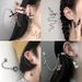 Unisex Ins Internet Celebrity Butterfly Ear Bone Clip Cool Dark Style Niche Hip Hop Series High End Female Earrings_ipsvogv.com