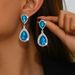 Unisex Exaggerated Bridal Wedding Earrings Popular Ladies Diamond Long Earrings Silver Tassel Earrings_ipsvogv.com