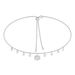 Romantic Snowflake Tassel Choker Necklace Female Element Crystal Clavicle Necklace Female_ipsvogv.com
