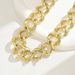 Fashion OL American hip-hop style women's collarbone chain gold-plated exaggerated long necklace versatile niche_ipsvogv.com