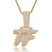 Pendants & Charms Hip Hop Private Custom Stitching Burr Cursive Letter Pendant Open Version Letter DIY Hip Hop Jewelry Customization_ipsvogv.com
