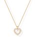 14K Gold Heart Shaped Pearl Cute Necklace Female Exquisite Love Pendant Female_ipsvogv.com