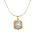 Body 【 All Titanium Steel 】 Square Pearl Personality Extremely Simple Wind Furnace Real Gold Necklace Female Ins 【 】_ipsvogv.com