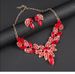 Women's necklaces, earrings, luxurious crystal banquet dress accessories_ipsvogv.com