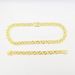 Hip Hop Trend 12mm Spacing Cuban Chain With Diamond Inlaid Bracelet For Men And Women Hiphop Gold-plated Necklace_ipsvogv.com