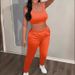 Women's Clothing fashion sleeveless vest slim hip suit tube top backless casual two piece suit_ipsvogv.com