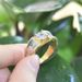 Stone Se Mo Two Tone Sang Fashionable Simple Simulation Zircon Men's Engagement Ring_ipsvogv.com