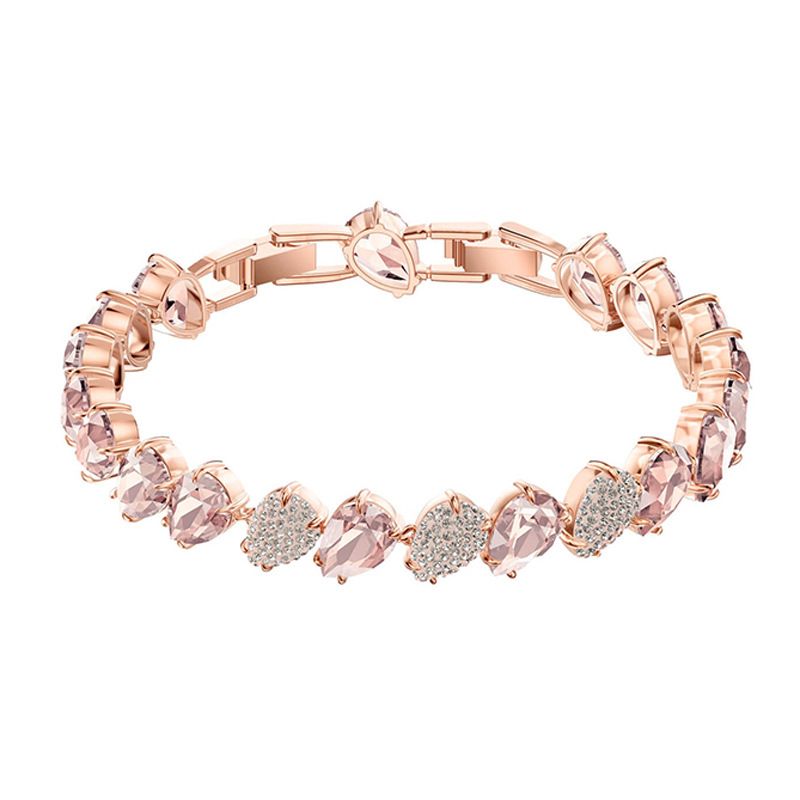 Pink Water Drop Bracelet Female Element Crystal Moonlight Bracelet Female Distribution_ipsvogv.com