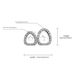 Unisex Jewelry Fashion Double hollow love gold teeth hip hop rap flash diamond braces personalized dentures decorationHIPHOP tooth_ipsvogv.com