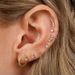 Unisex geometric piercing ear bone studs for women single titanium steel round ball screw twist ball ear studs earrings_ipsvogv.com