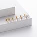 Women's Jewelry S925 Sterling Silver Screw Earrings With Four Claws And Zircon Earrings Classic Versatile Jewelry Fashionable And Simple Female_ipsvogv.com