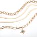 Fashionable Versatile Gold Dot Diamond Star Pendant With Adjustable And Necklace Accessories, Set Of 4 Pieces_ipsvogv.com
