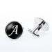 Jewelry A-Z Letter Time French Silver Men's Shirt Cufflinks_ipsvogv.com