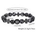 Live Hot Sale Black Gallstone Cross Men Hip Hop Trendy National Trend Jewelry 10mm Snowflake Bracelet Women_ipsvogv.com