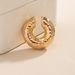 Minimalist Style Unique Texture Personality Earrings Simple Non-Pierced Ultra-Light Non-Sagging Ear Cuffs_ipsvogv.com
