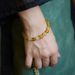 Natural 8MM Piezoelectric Yellow For Women Blonde Hair, Crystal Gold And Jade, Full Hall Bracelet With Chinese Style_ipsvogv.com