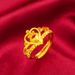 New Ring For Men And Women, Bamboo Knot By Step Rising Jewelry, Plated Ring, Sand Gold_ipsvogv.com