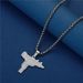 Stainless Steel Street Gun Necklace, Men's Jewelry, Punk, Hip-hop, Rapper Pendant Accessory_ipsvogv.com