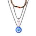 Jewelry beaded necklace new Chinese necklace women's versatile butterfly wooden beads retro turquoise necklace_ipsvogv.com