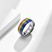 Rainbow element titanium steel ring niche personalized stainless steel hand jewelry_ipsvogv.com