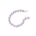 Fashionable And Luxury Small Willow Leaf Purple Water Diamond Bracelet_ipsvogv.com