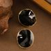 Fashionable Drip Oil Ankola Red Twisted Round Earnail For Women, Versatile And High End Silver Needle Earrings_ipsvogv.com