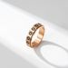 Relieves anxiety and decompression flower rotating titanium steel ring men and women propose stainless steel tail ring hand jewelry_ipsvogv.com