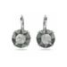 Black And White Round Cut Teardrop Shape Bella Earrings For Women Elements Crystal Earrings_ipsvogv.com